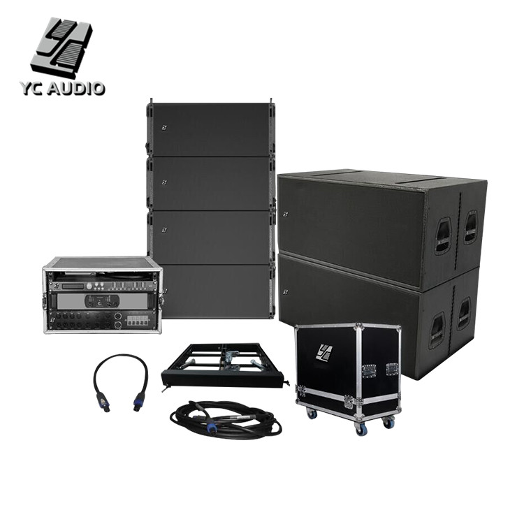 8 pcs LA210+ 4 pcs S28 Plug&play finished outdoor event concert line array sound system speakers