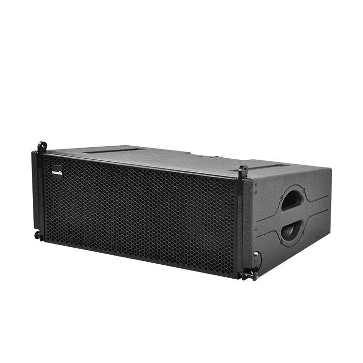 Dual 8''inch passive line array speaker crossover inside